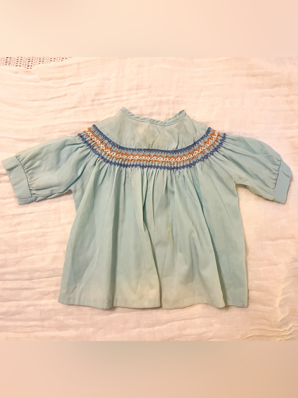 Vintage Smocked Baby Top
